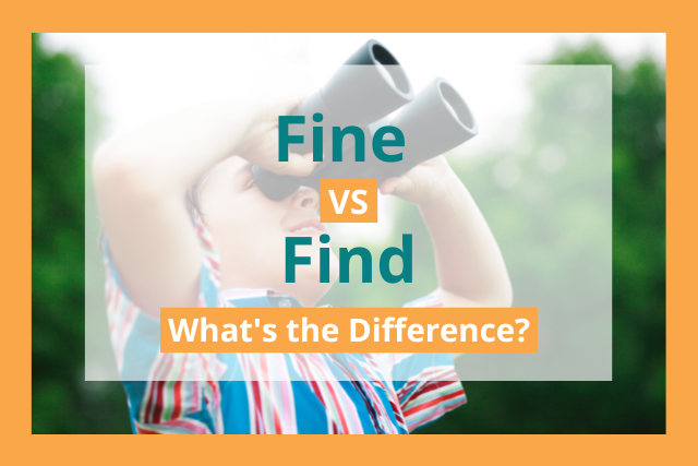 fine vs find