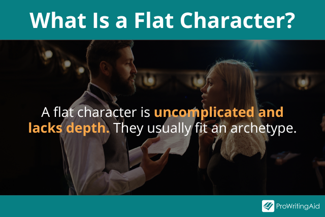 flat character definition in literature