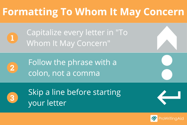 When And How To Use To Whom It May Concern, 53% OFF