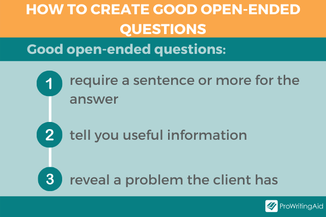 Open Ended Questions For Customers