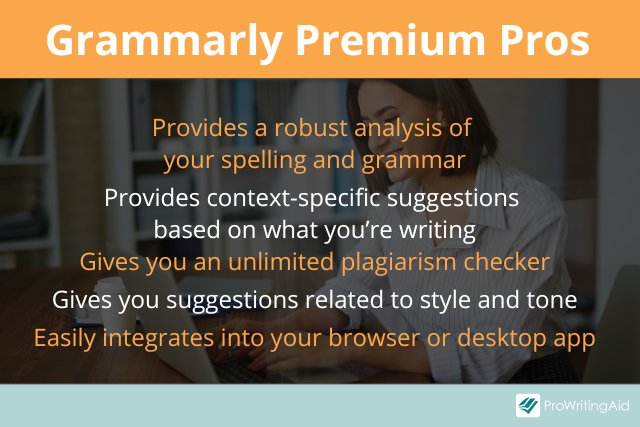 grammarly premium pros