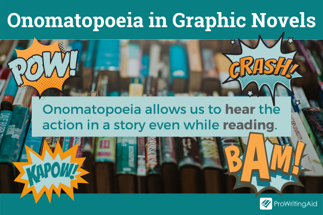Onomatopoeia in graphic novels