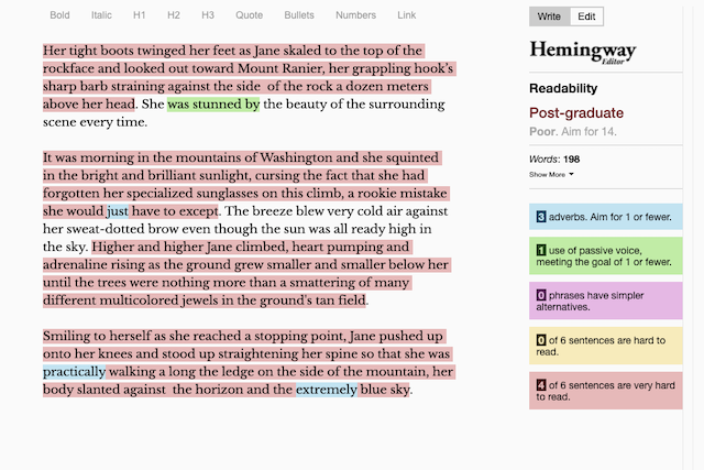 online hemingway editor