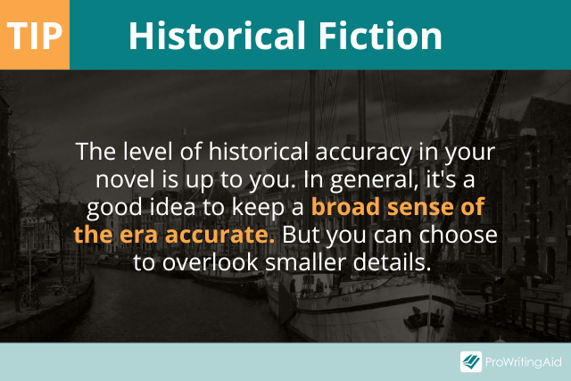 historical fiction writing tip