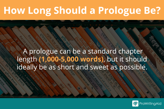 how long should a prologue be