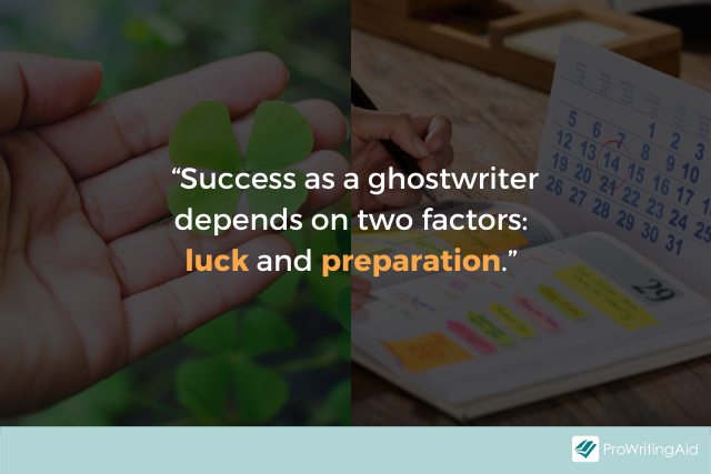 How to be a successful ghostwriter