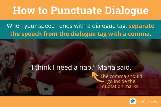 How to puntuate dialogue