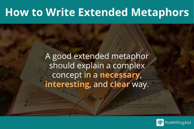 how to write extended metaphors