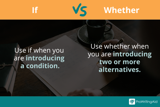 if vs whether definitions