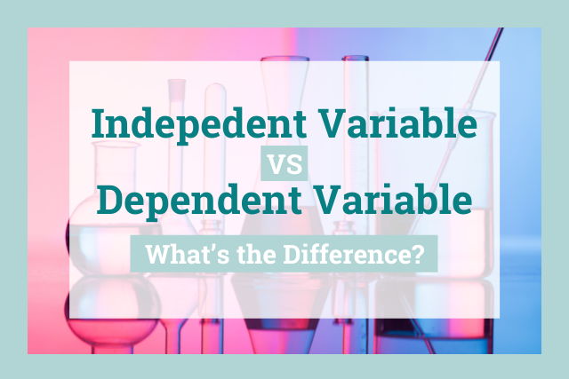 Independent vs dependent variable title