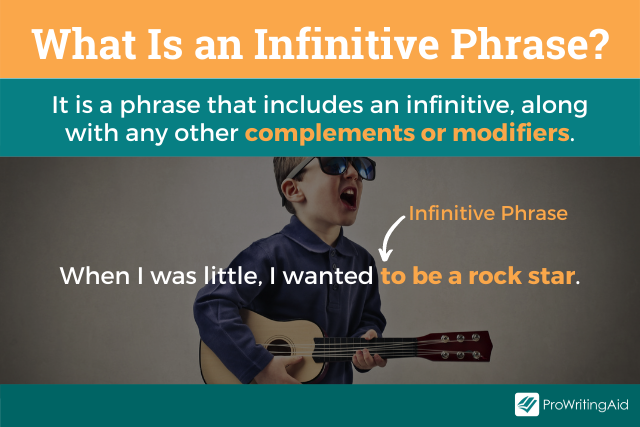 What is an infinitive phrase?