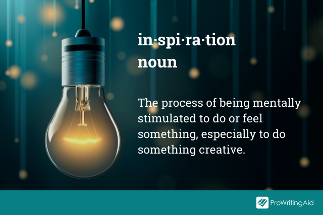 Image showing the definition of inspiration