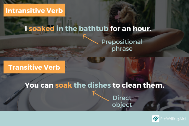 Intransitive verbs and prepositional phrases