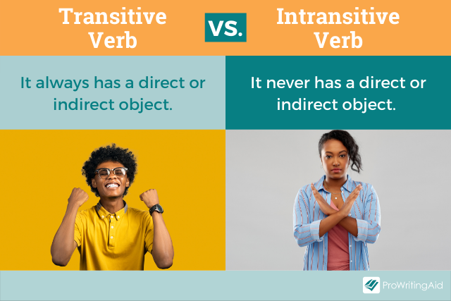 The difference between transitive and intransitive verbs