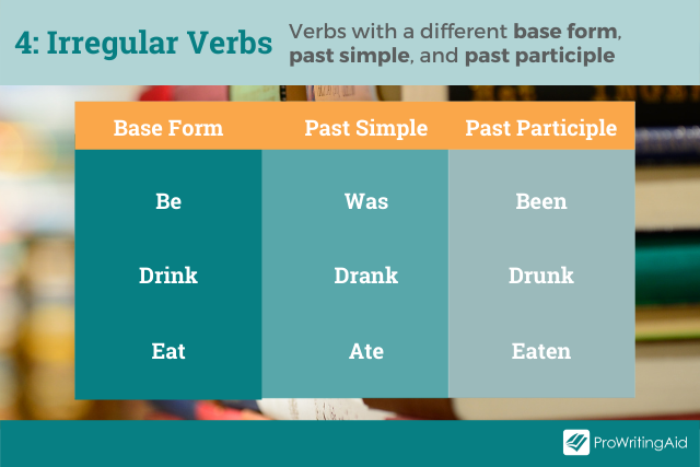 Irregular verb type four