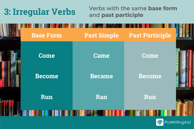 What are irregular verbs?