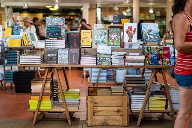 Image of bookstore table
