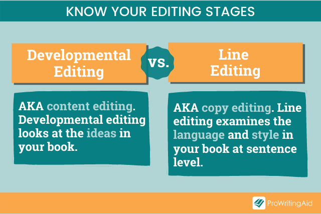 Line Edits vs. Developmental Edits