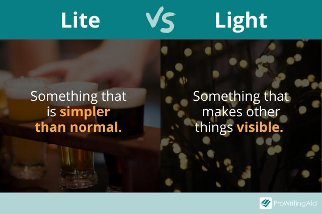 lite vs light definition