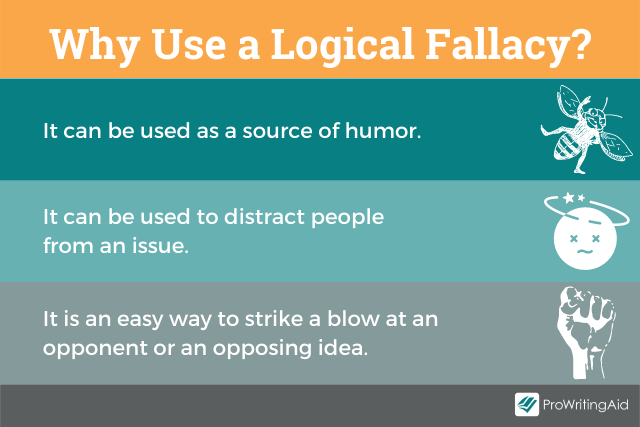 Reasons to use a logical fallacy