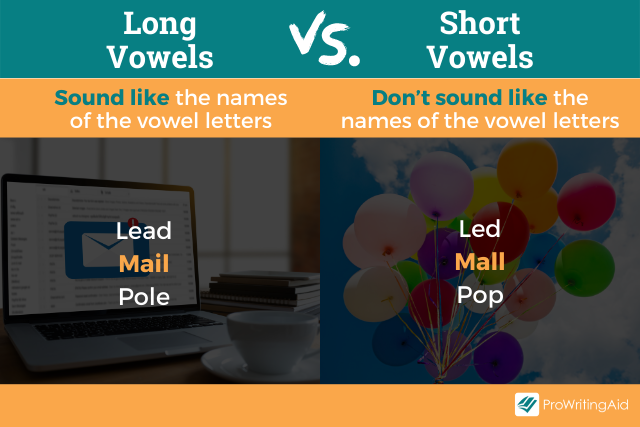 Difference between long vowels and short vowels