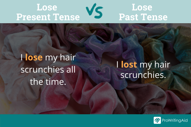 Lose present tense vs lose past tense