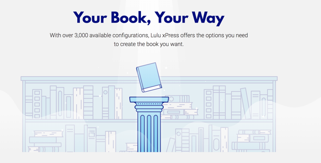 Lulu offers flexible options to publish your book