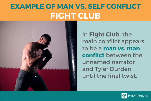 man vs self conflict examples