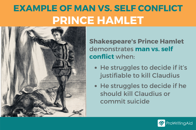 man vs self conflict examples