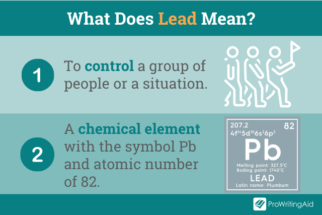 What Does Getting Lead On Mean