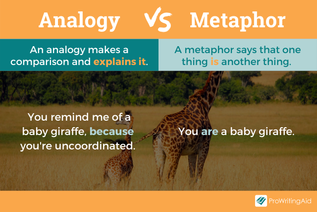 Metaphor vs analogy