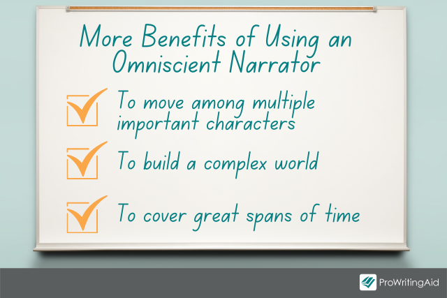 Image showing other benefits of using omniscient narration