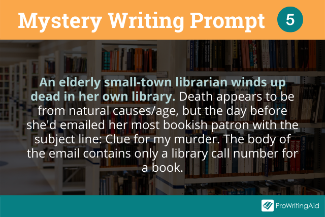 Mystery writing prompts 5