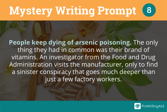 Mystery writing prompts 8