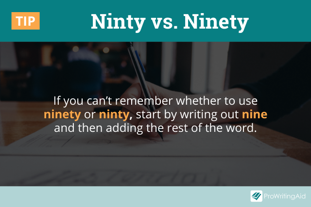 Ninty vs. ninety