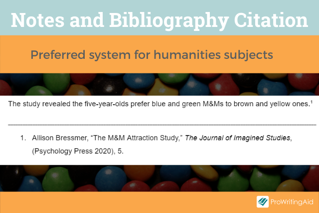 Notes and bibliography citation