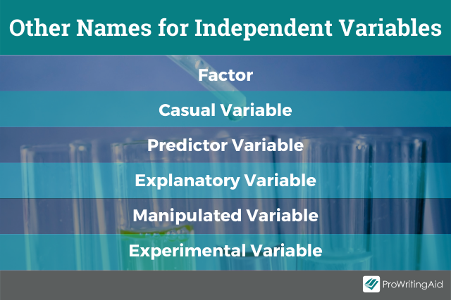 independent variable experiment name