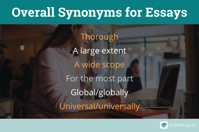 get essay synonym