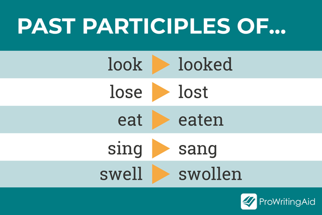 how to use Past Participles of verbs