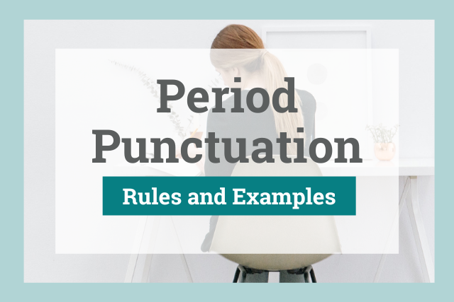 Period punctuation title