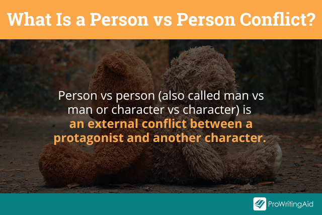 Person vs person conflict definition