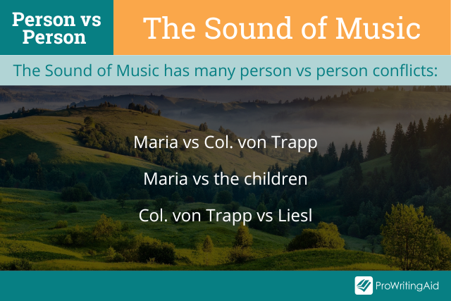 Person vs person in the sound of music