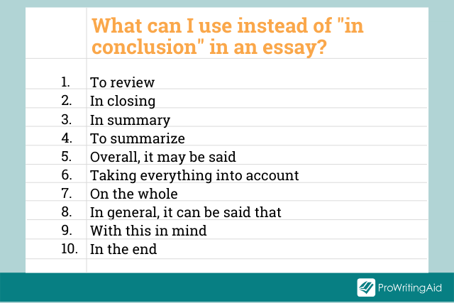 conjunction words for essay