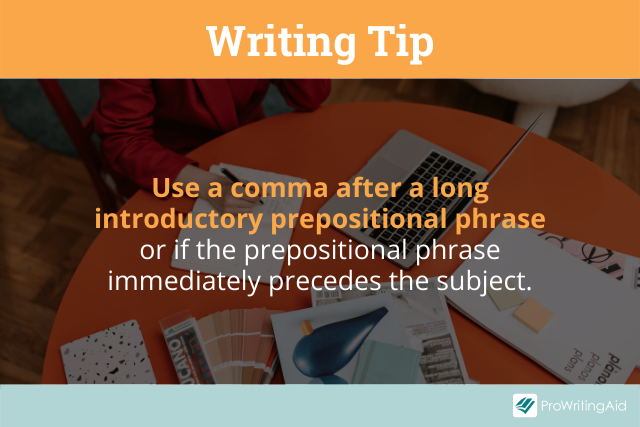 Preposition writing tip