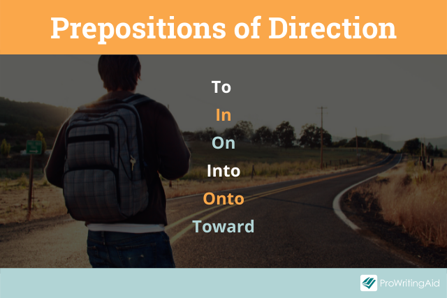 Prepositions of direction