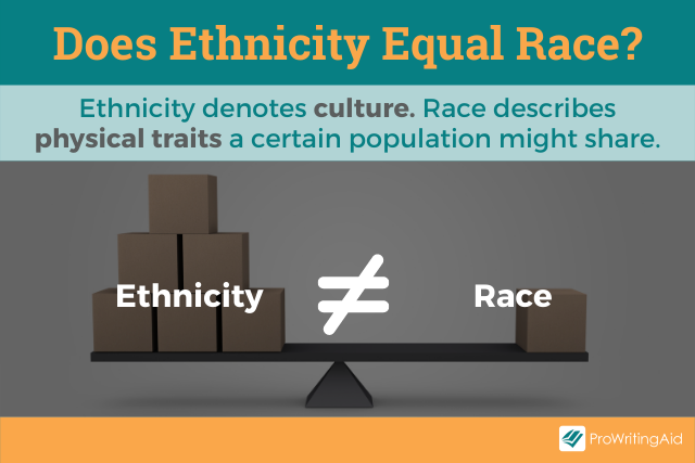 Image showing that race and ethnicity are not the same