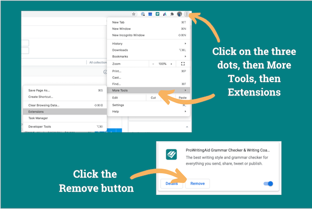 removing chrome extension