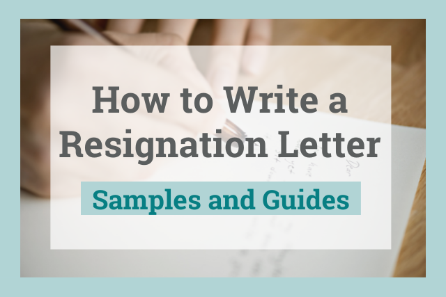 How to write a resignation letter