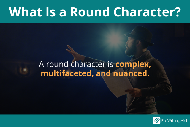 what does flat or round character mean