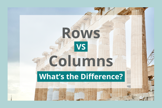 Row Vs Column: What Is Difference Between Rows And Columns, 41% OFF